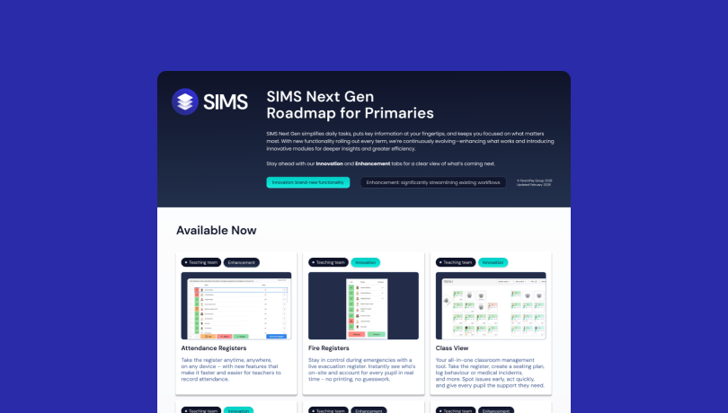 Thumbnail - SIMS Next Gen Roadmap Primaries